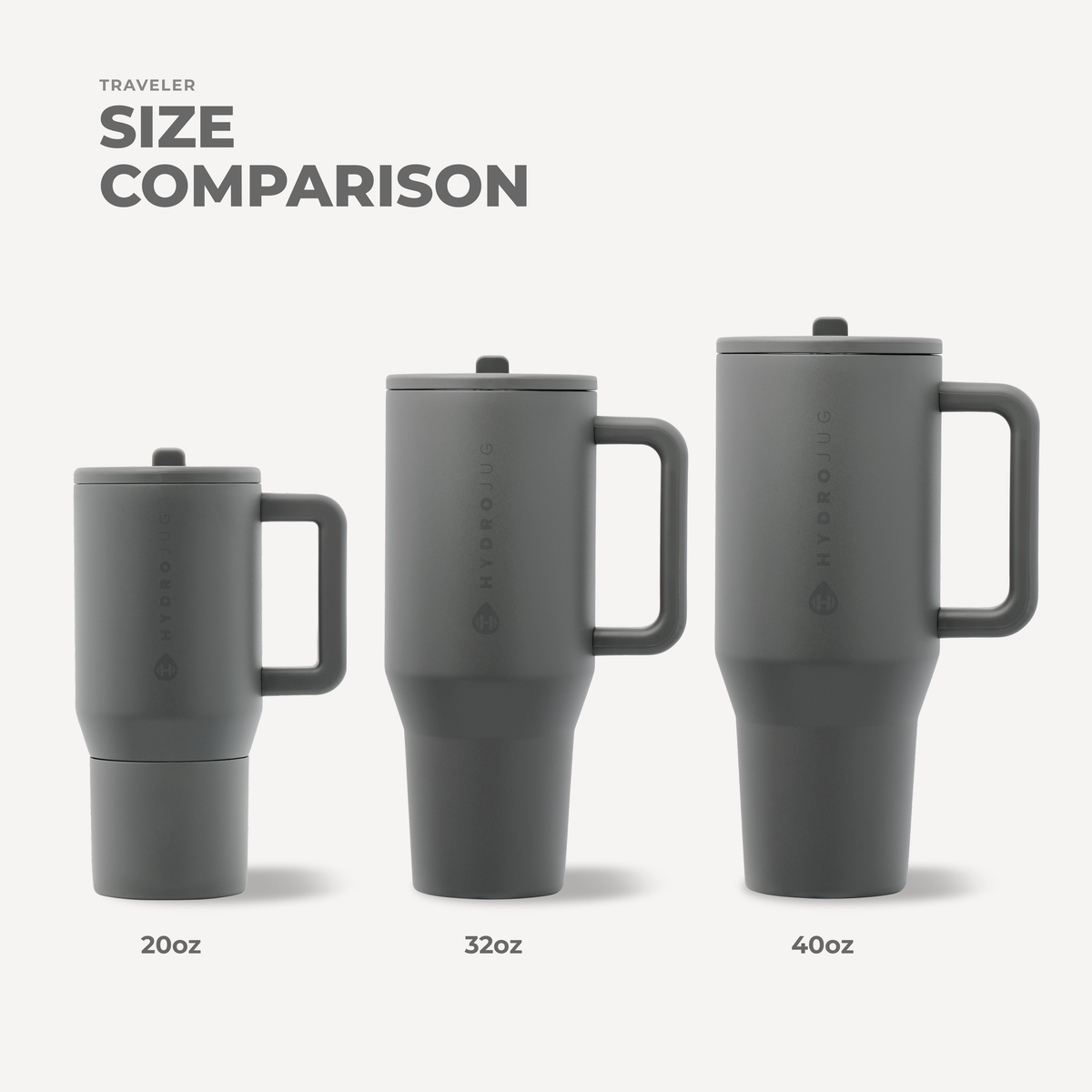Stone HydroJug 40 oz Traveler Tumbler