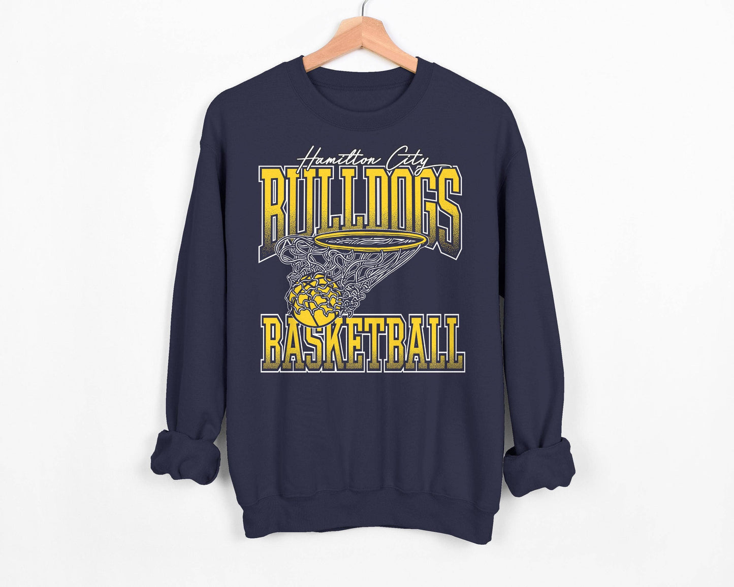 Custom Basketball Team Sweatshirt Personalized Sports Shirt: Sweatshirt / Royal / 2XL