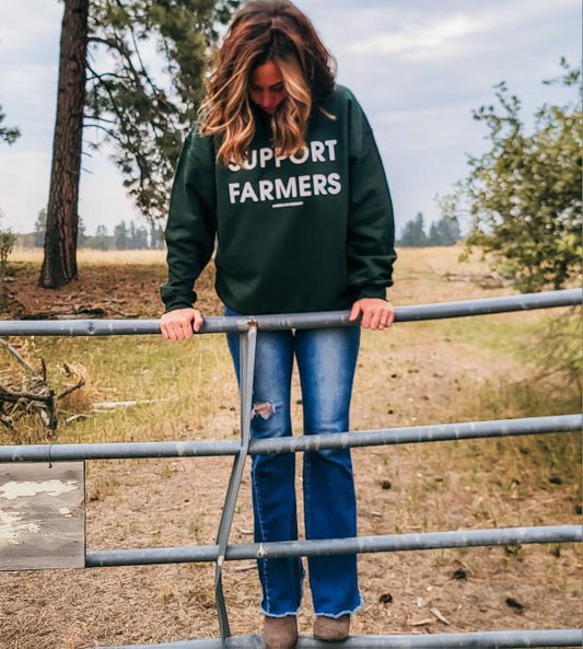 Support farmers - Crewneck