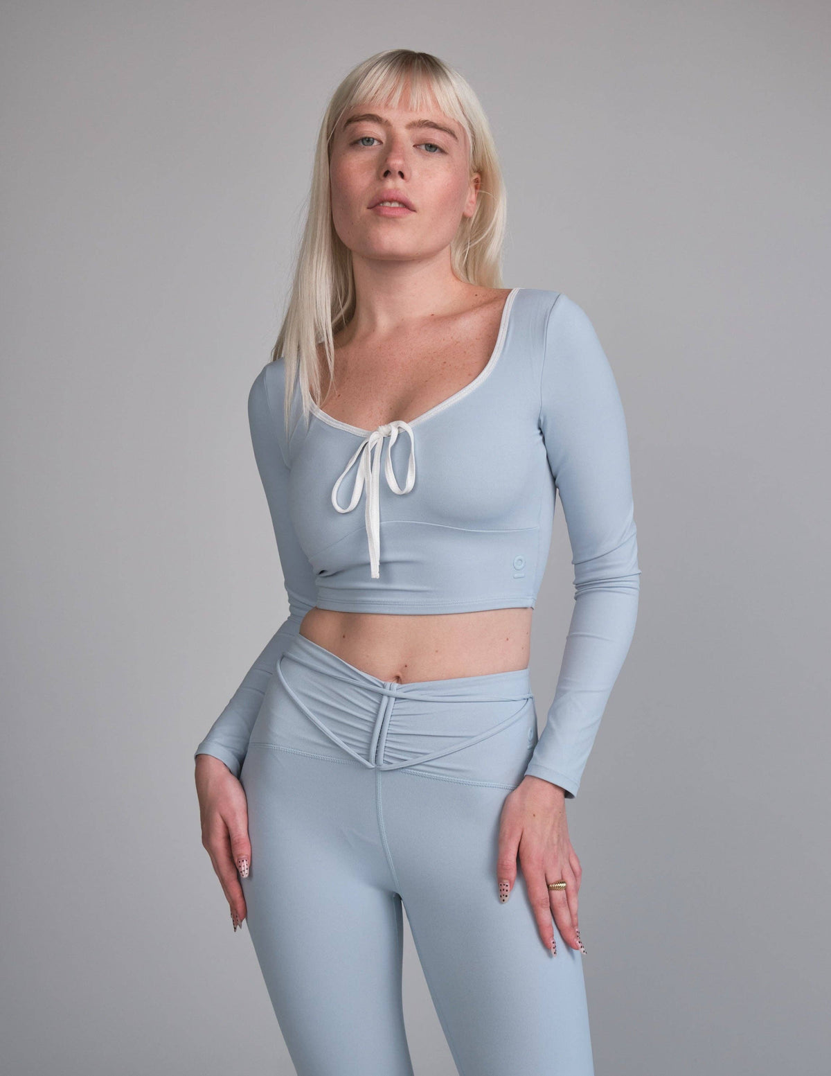 The Darling Longsleeve: Baby Blue / L