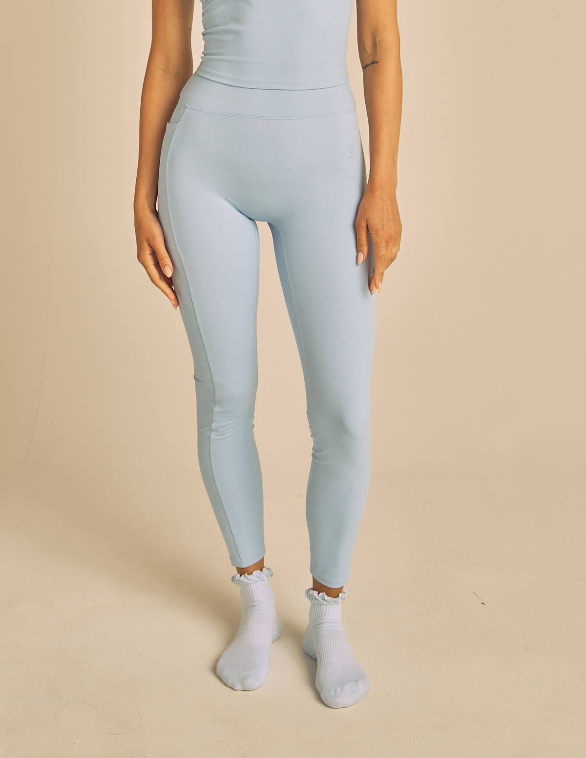 Luxe Compression Leggings: Mauve / L