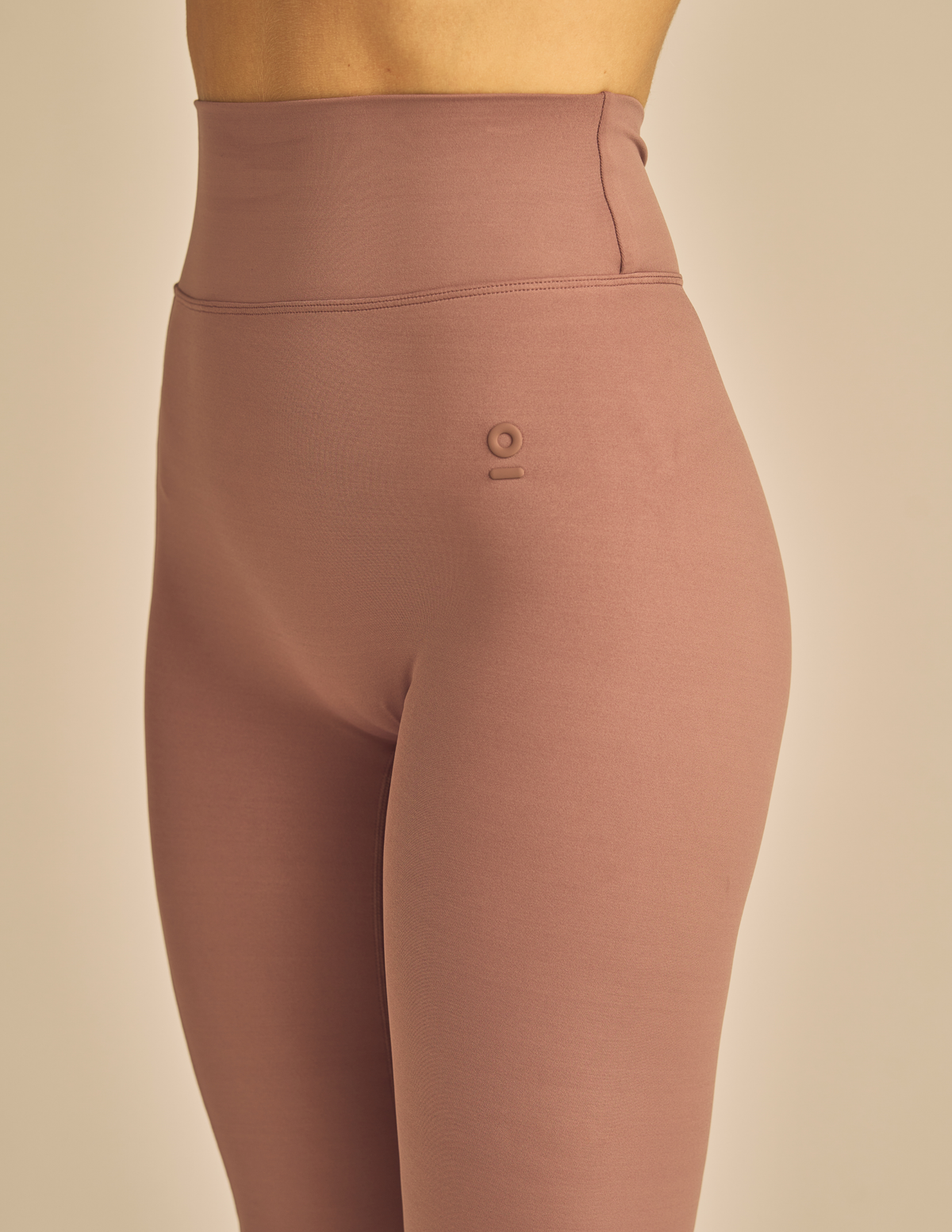 Luxe Compression Leggings: Mauve / L