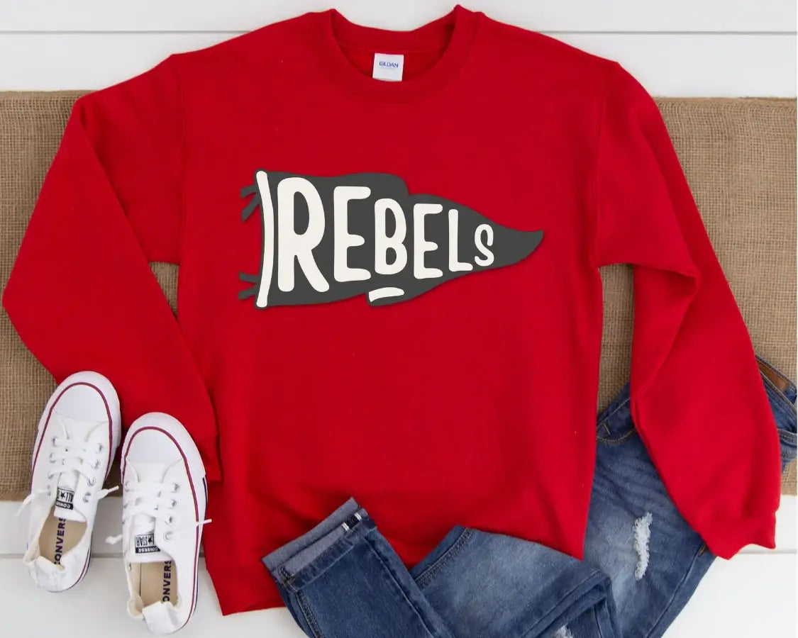 Custom Pennant Crewneck: S