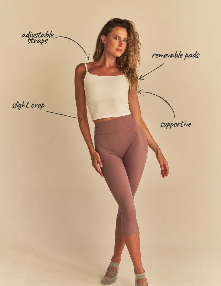 Luxe Compression Sports Tank: Mauve / L