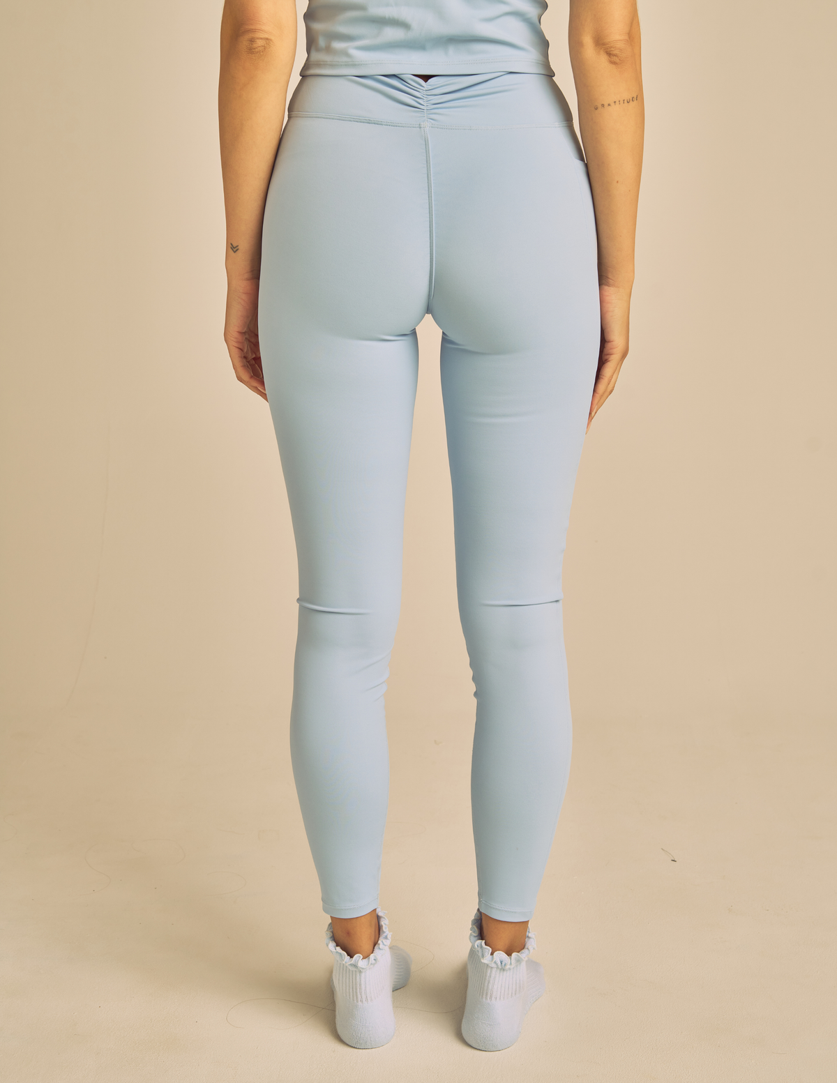 Luxe Compression Leggings: Mauve / L