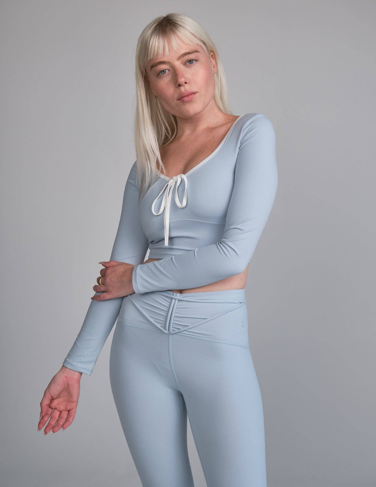 The Darling Longsleeve: Baby Blue / L