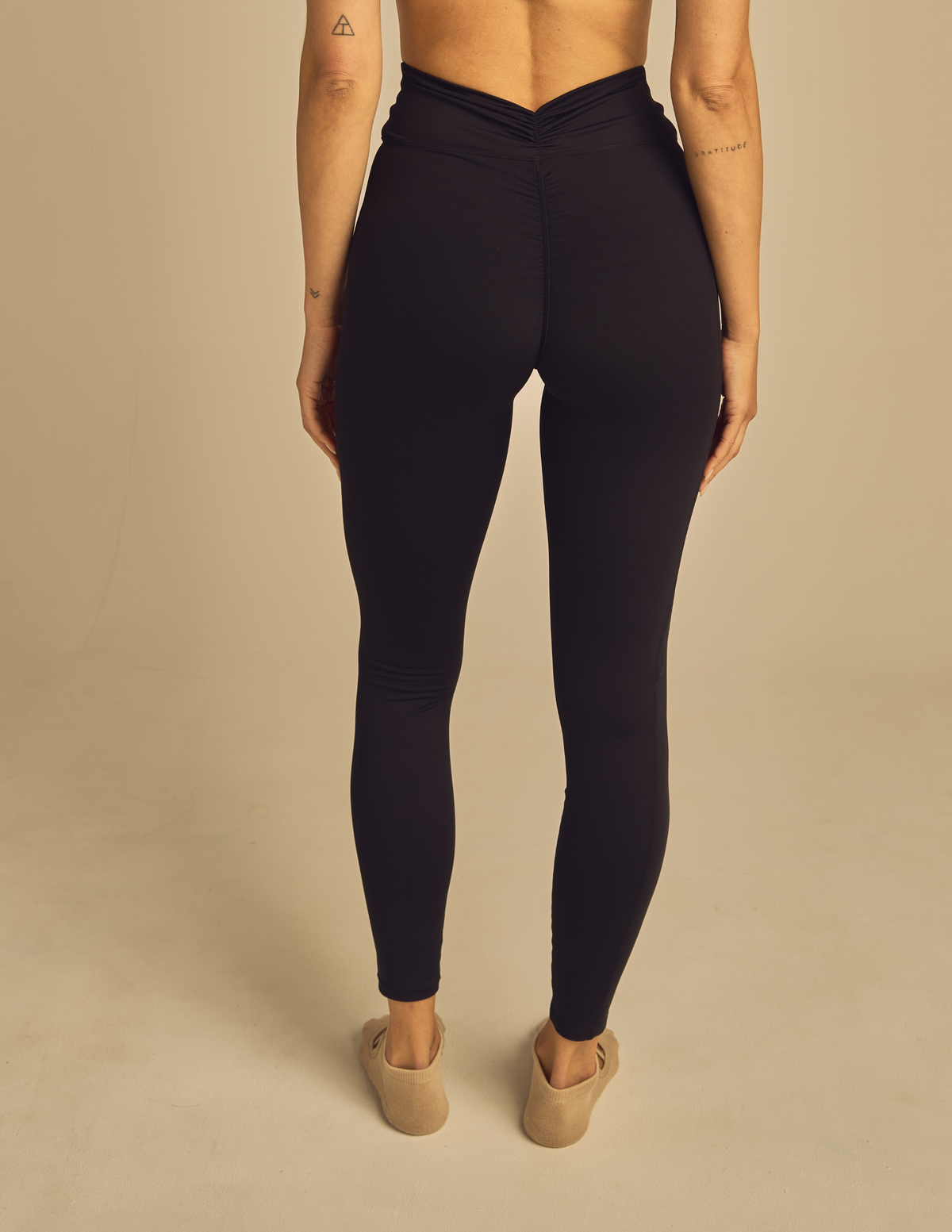 Luxe Compression Leggings: Mauve / L